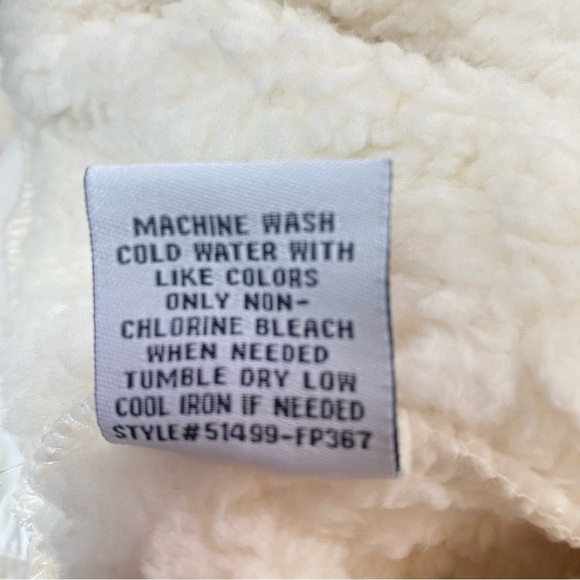 Cali 1850 Los Angeles Ivory Faux Fur Soft Winter Furry Sweatpants Sz L - Picture 10 of 12